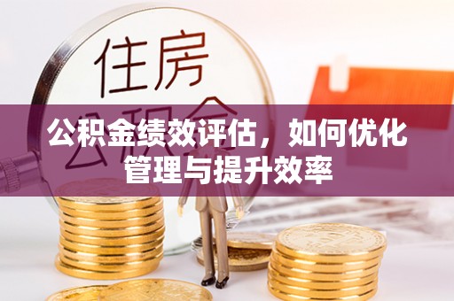 南京公积金绩效评估，如何优化管理与提升效率