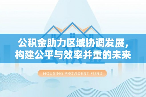 南京公积金助力区域协调发展，构建公平与效率并重的未来