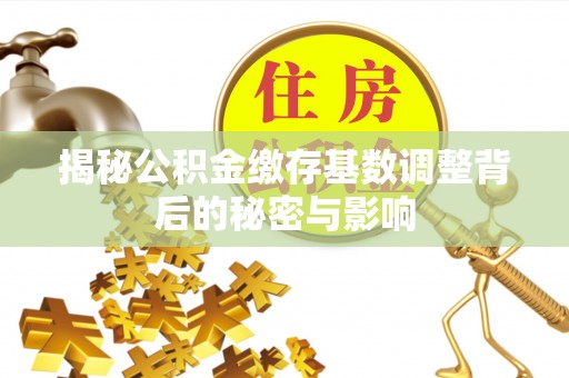 南京揭秘公积金缴存基数调整背后的秘密与影响