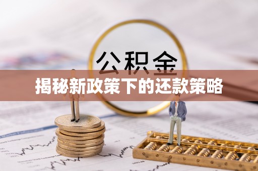 南京揭秘新政策下的还款策略