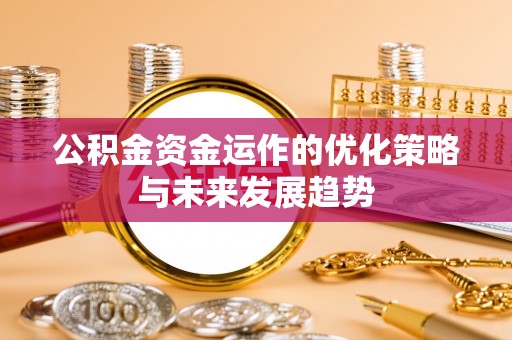 南京公积金资金运作的优化策略与未来发展趋势