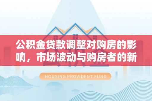 南京公积金贷款调整对购房的影响，市场波动与购房者的新选择