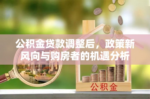 南京公积金贷款调整后，政策新风向与购房者的机遇分析