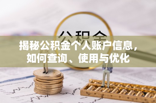 南京揭秘公积金个人账户信息，如何查询、使用与优化