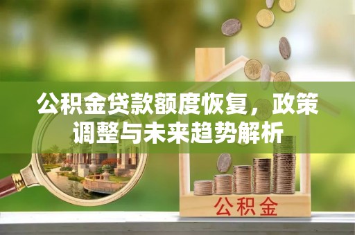 南京公积金贷款额度恢复，政策调整与未来趋势解析