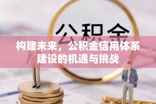 南京构建未来，公积金信用体系建设的机遇与挑战