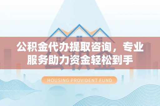 南京公积金代办提取咨询，专业服务助力资金轻松到手