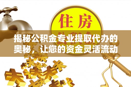 南京揭秘公积金专业提取代办的奥秘，让您的资金灵活流动
