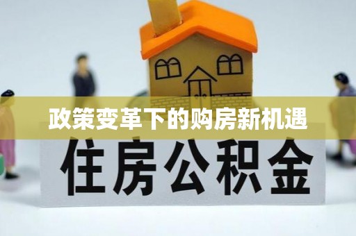 南京政策变革下的购房新机遇