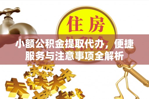 南京小额公积金提取代办，便捷服务与注意事项全解析