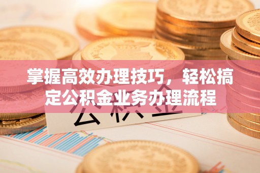 南京掌握高效办理技巧，轻松搞定公积金业务办理流程