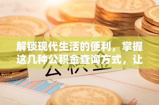 南京解锁现代生活的便利，掌握这几种公积金查询方式，让理财更轻松