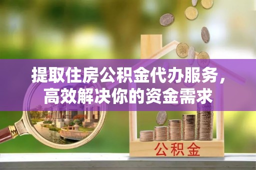 南京提取住房公积金代办服务，高效解决你的资金需求
