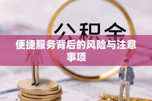 南京便捷服务背后的风险与注意事项