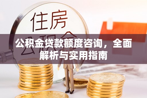 南京公积金贷款额度咨询，全面解析与实用指南