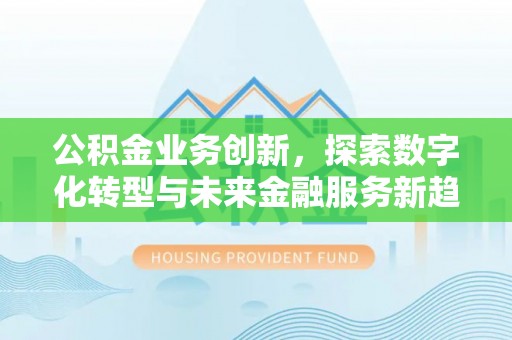 南京公积金业务创新，探索数字化转型与未来金融服务新趋势